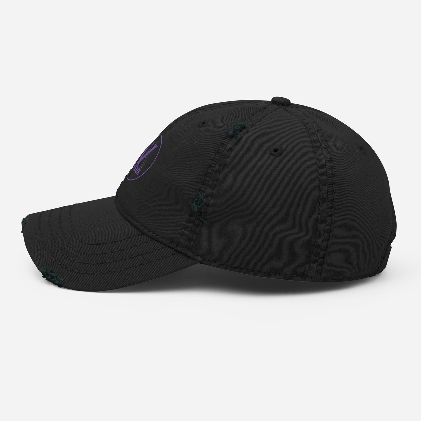 Voceux Distressed Embroidery Cap